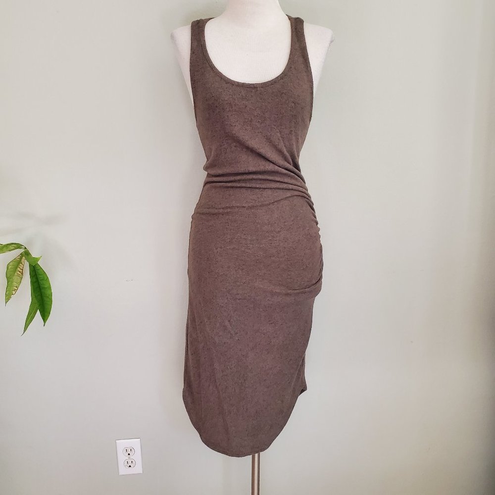 incredibly soft army green racerback dress.